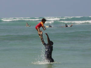 higher Daddy, higher!