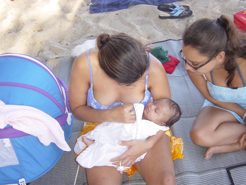 I get sleepy at the beach