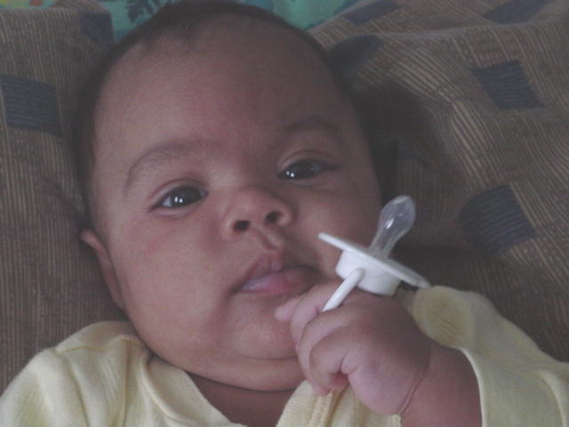 I like to play with my binky.