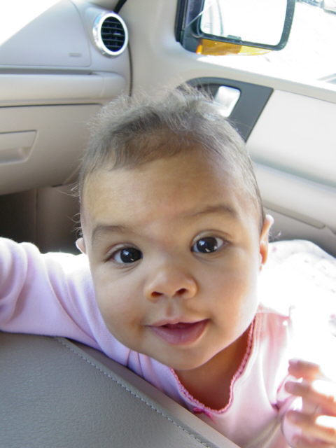 Just playing in the SUV.