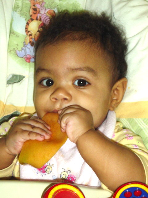In case you were wondering, it's a mango.