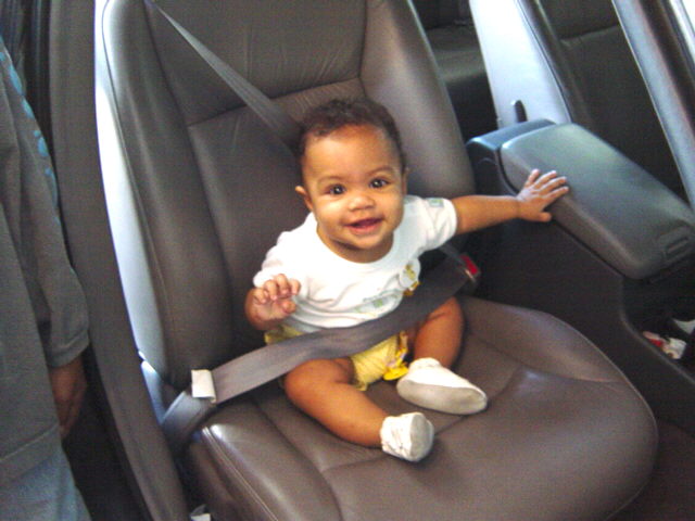 I almost fit in the seat.