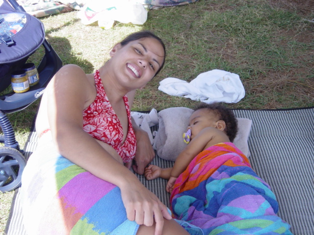 Hi mommy.