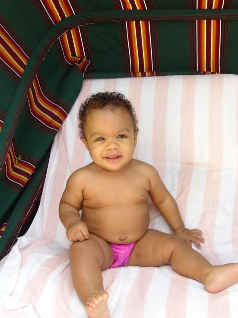 A lovely day at the pool.