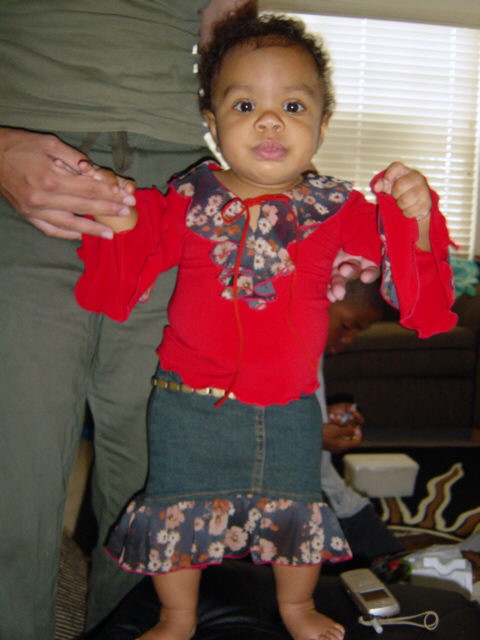 Aunty Malia got this fly outfit for me.  