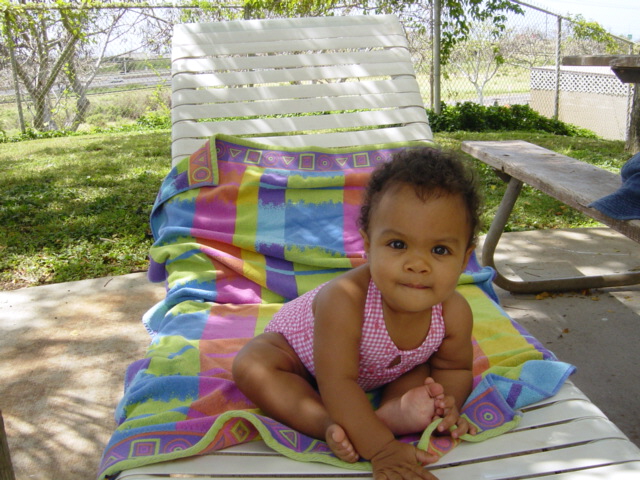 My first time to the water park.