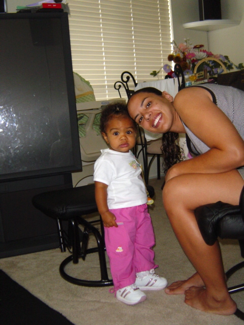 Mom and I.