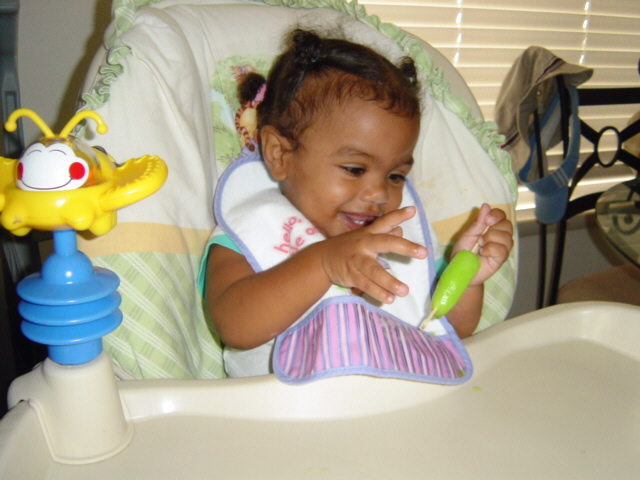 My first popsicle.